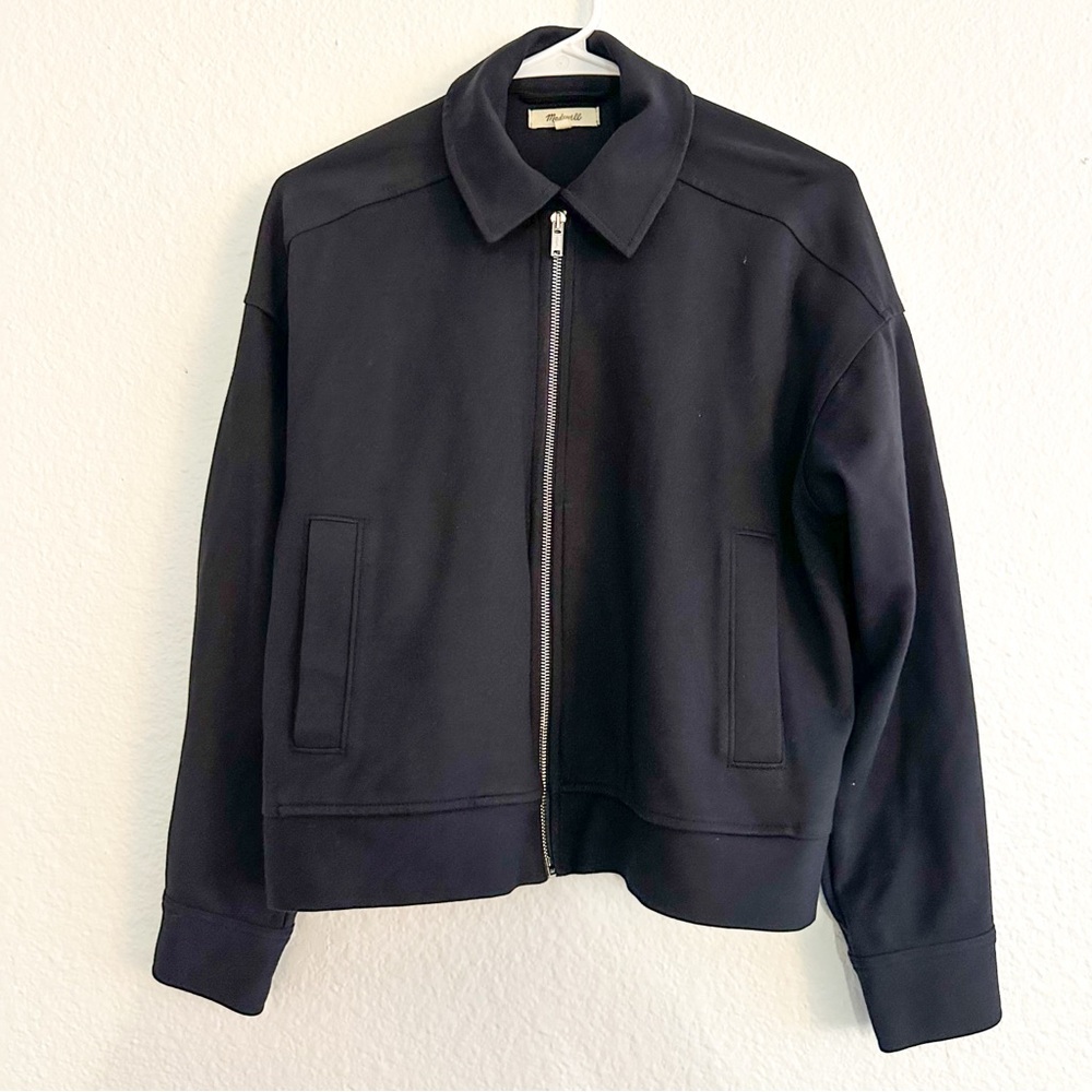 Madewell Ponte Oversized Trucker Jacket